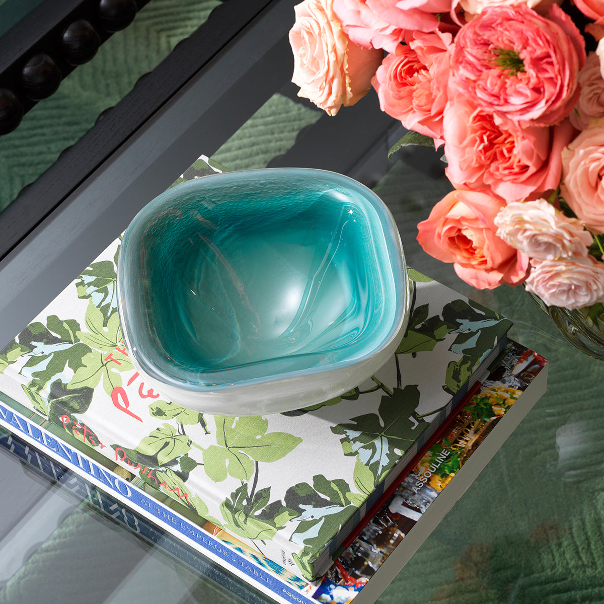 Green Hand-Blown Bowl Aureum | Eichholtzmh.com