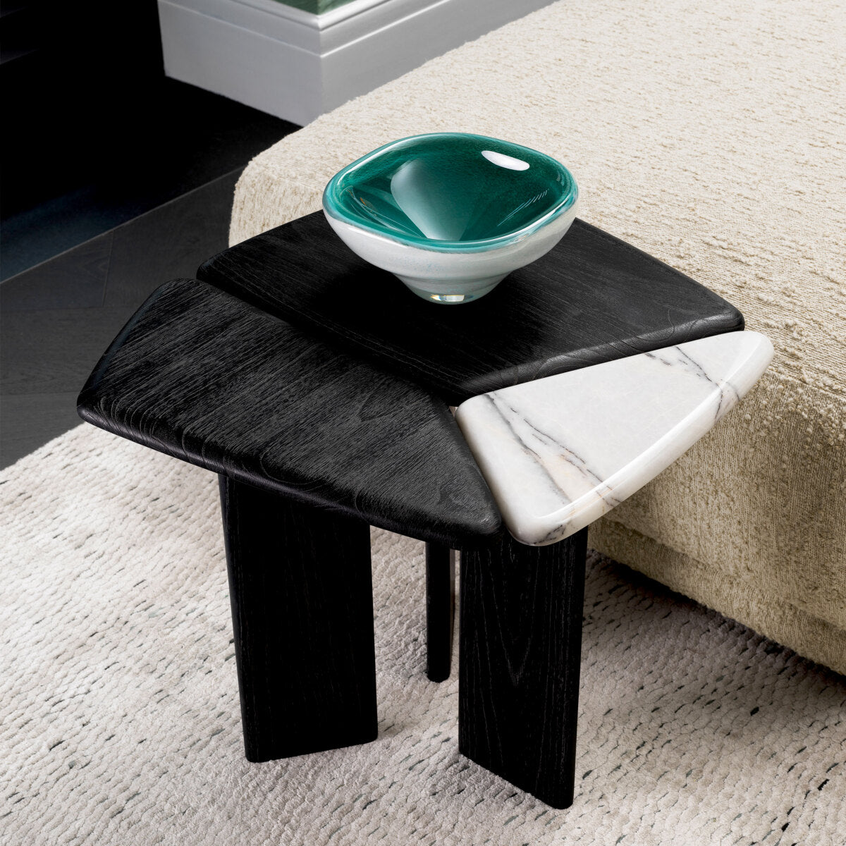Gray Wooden Side Table Brinton | Eichholtzmh.com