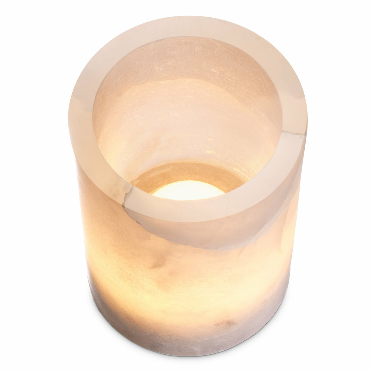 Cylindrical Alabaster Table Lamp Mercer | Eichholtzmh.com
