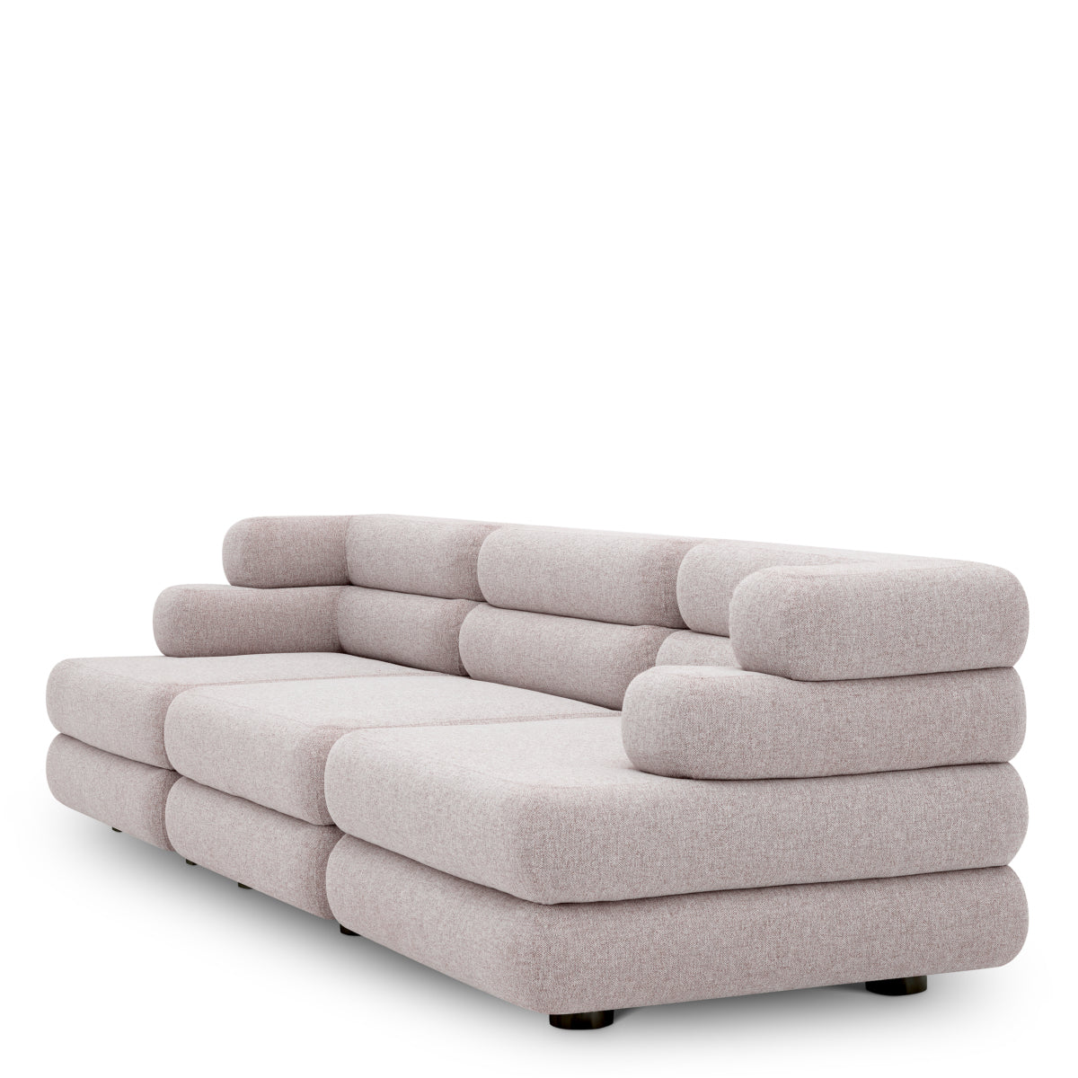Right Light Gray Outdoor Modular Sofa Malaga