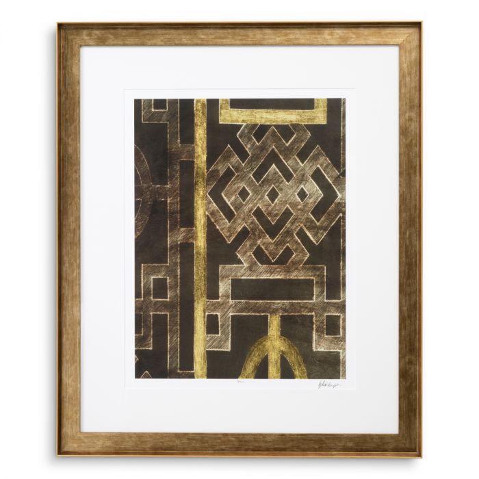 Print Trellis Pattern by Ethan Harper I set of 2