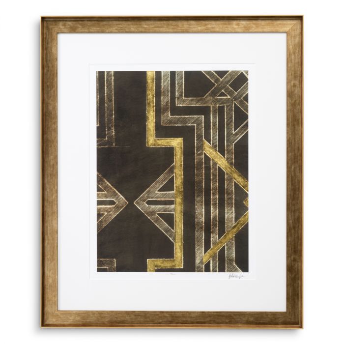 Print Trellis Pattern by Ethan Harper I set of 2