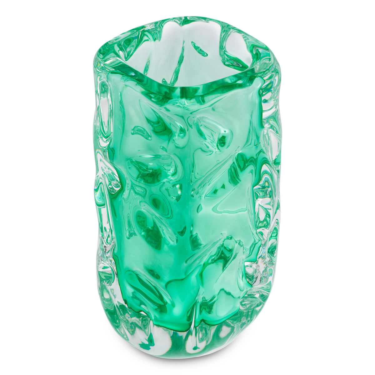 Green Hand-blown Glass Vase Avoir | Eichholtzmh.com