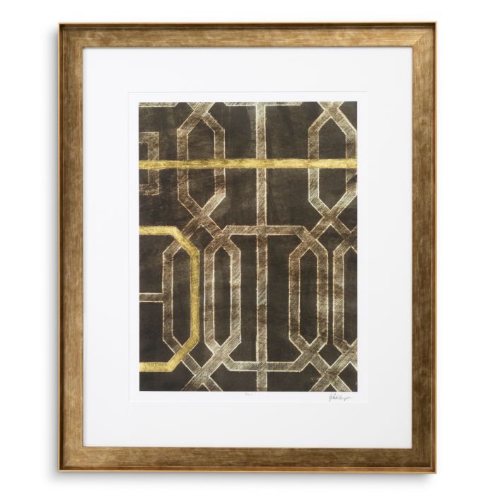 Print Trellis Pattern by Ethan Harper II set of 2