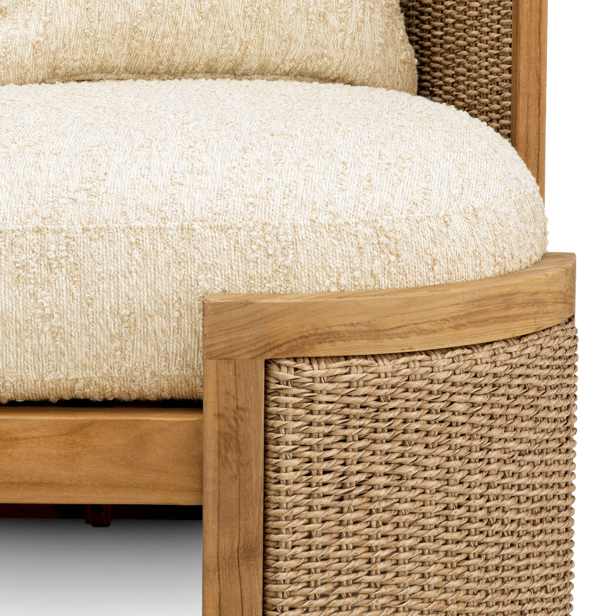 Cushioned Rattan-Look Outdoor Sofa Marenzo | Eichholtzmh.com