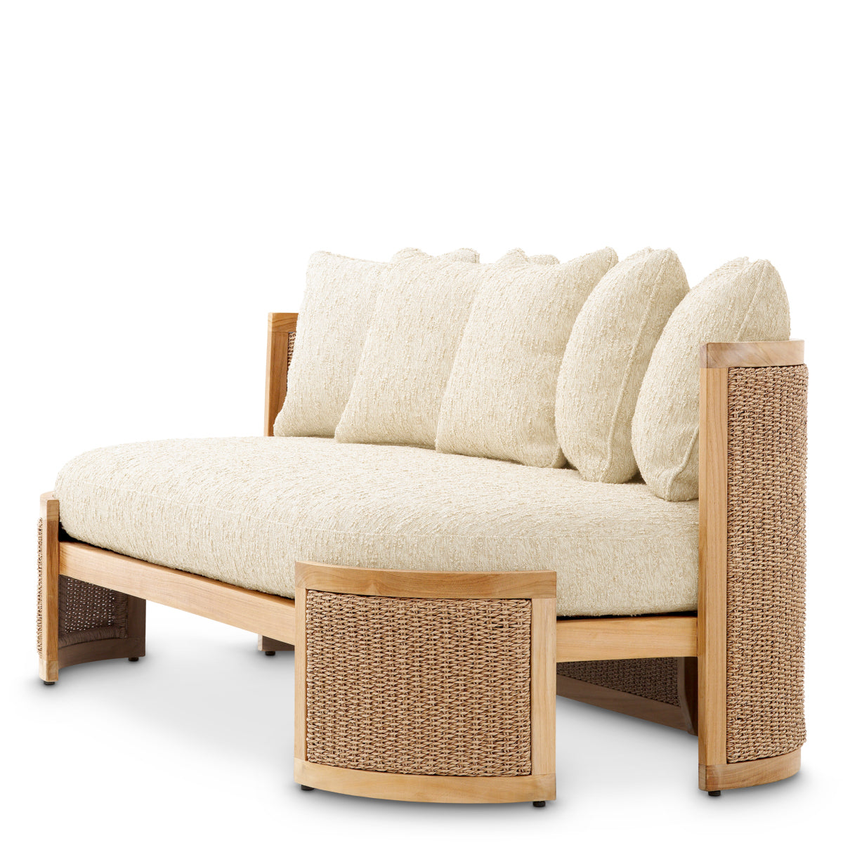 Cushioned Rattan-Look Outdoor Sofa Marenzo | Eichholtzmh.com