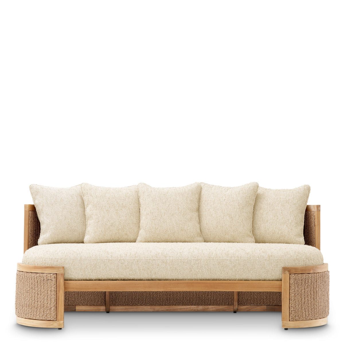 Cushioned Rattan-Look Outdoor Sofa Marenzo | Eichholtzmh.com
