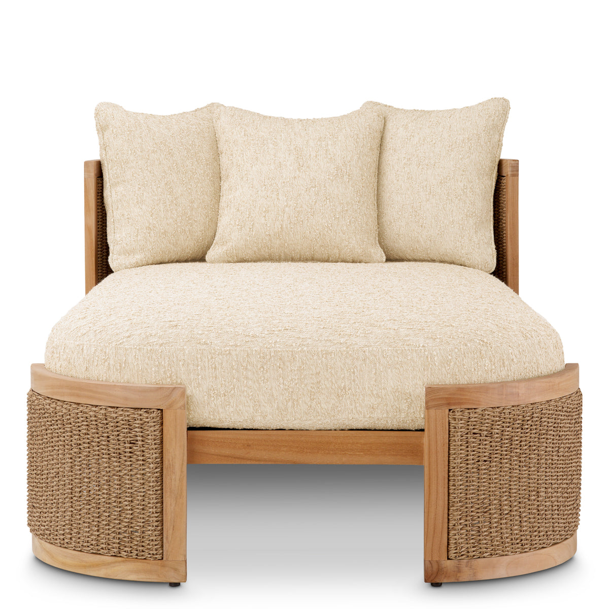 Cushioned Rattan-Look Outdoor Daybed Marenzo | Eichholtzmh.com
