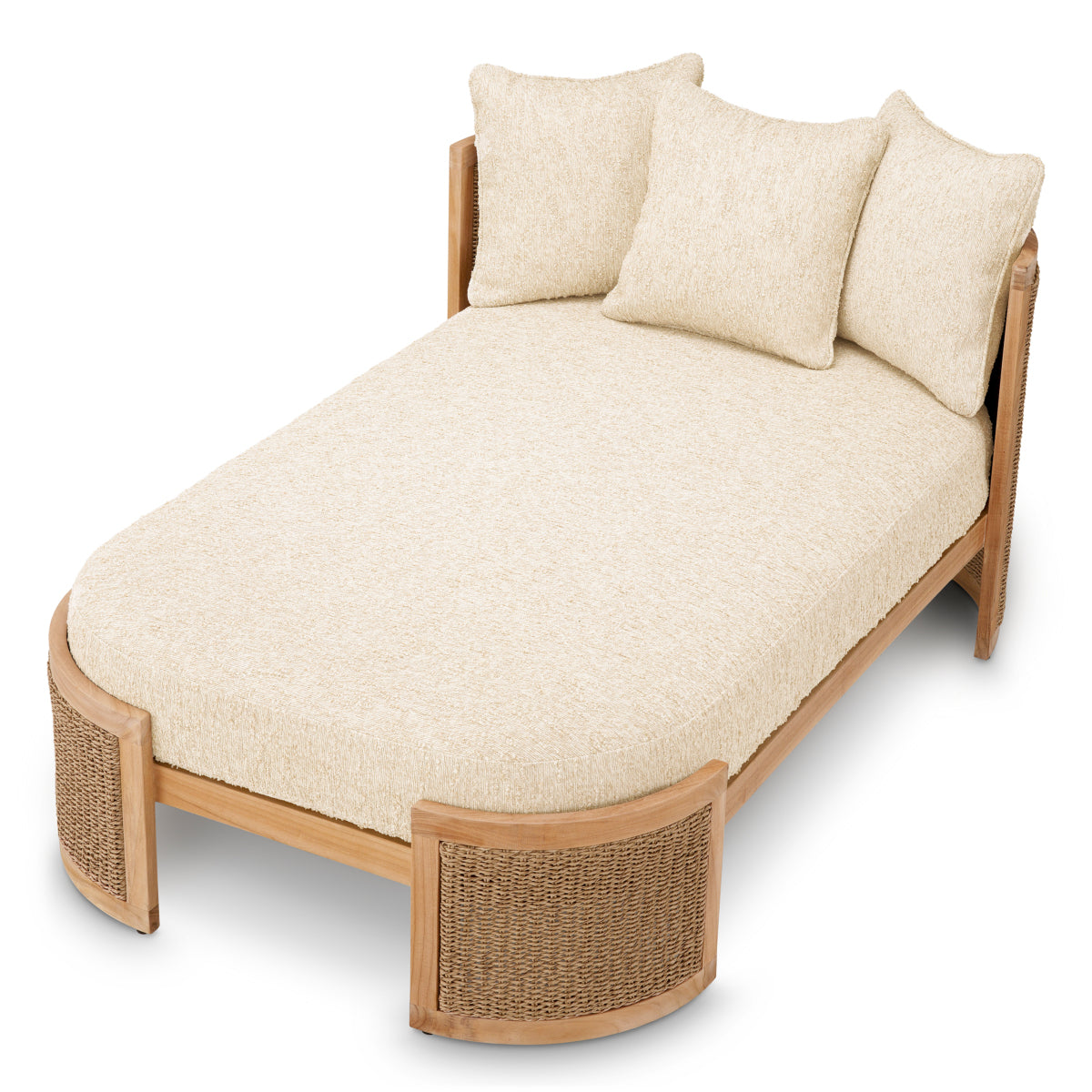 Cushioned Rattan-Look Outdoor Daybed Marenzo | Eichholtzmh.com
