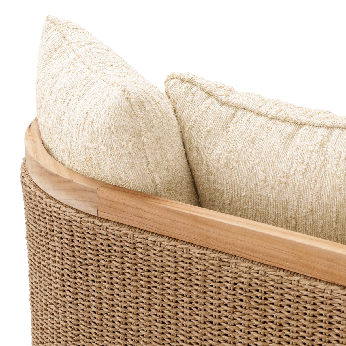 Cushioned Rattan-Look Outdoor Daybed Marenzo | Eichholtzmh.com