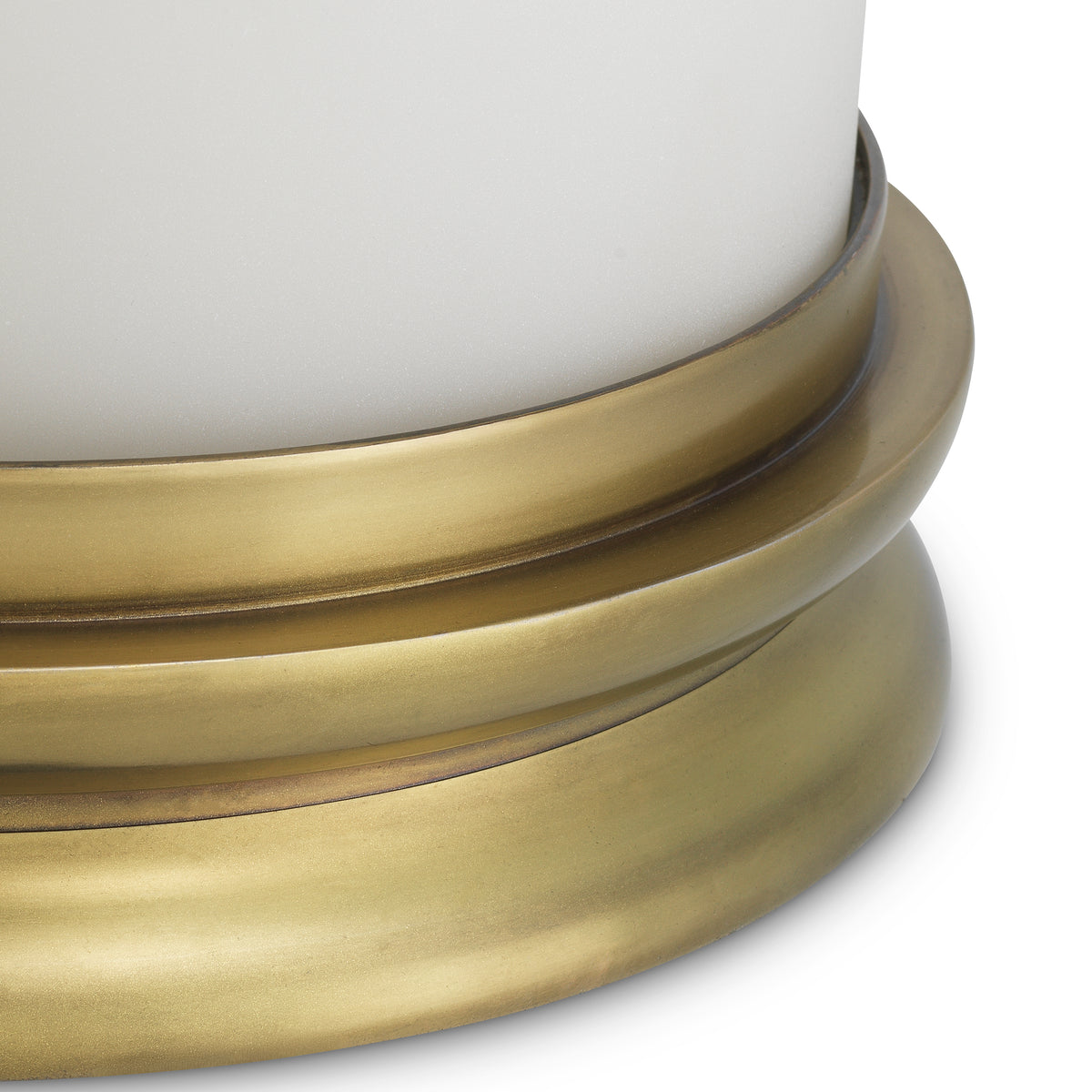 Cylindrical White Glass Hurricane L Carrington | Eichholtzmh.com
