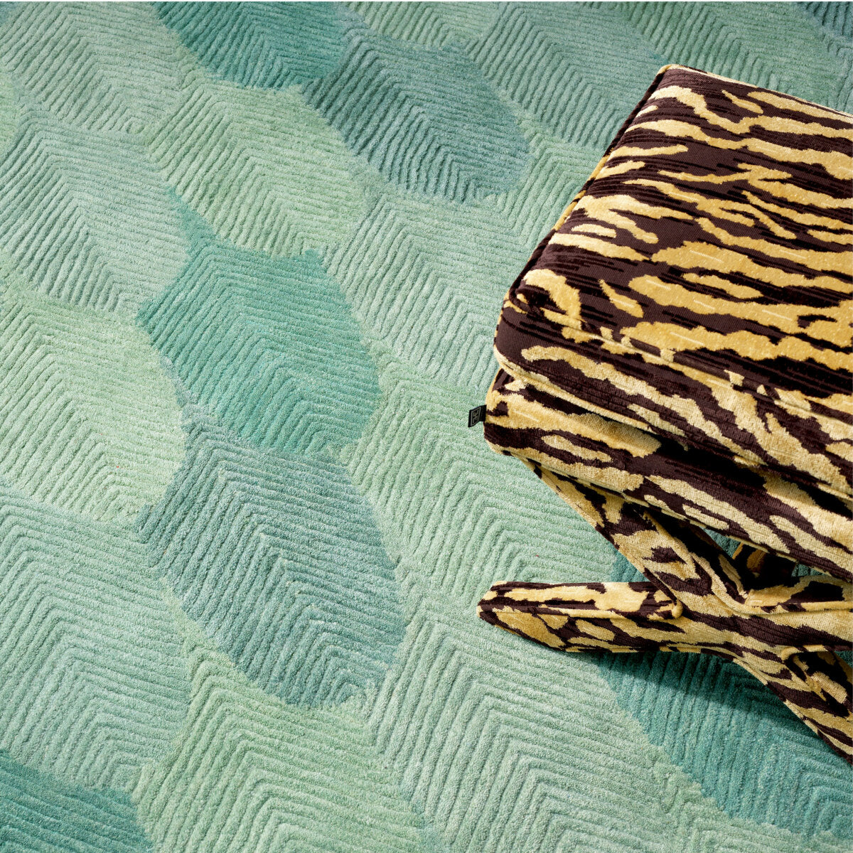 Green Wool Carpet Mayfield | Eichholtzmh.com