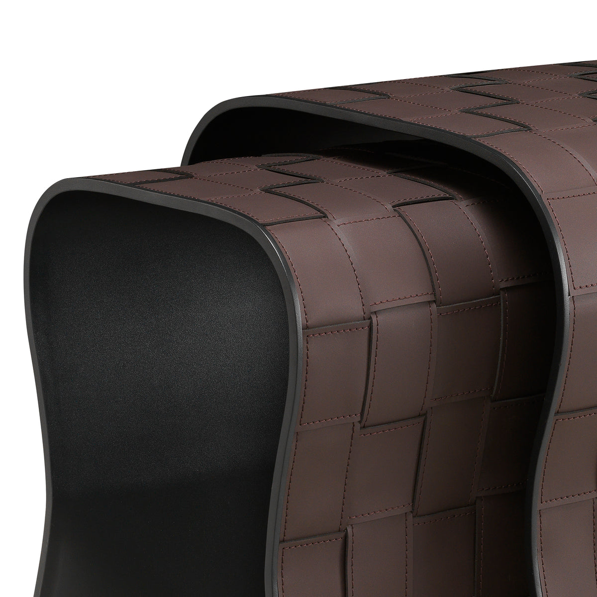 Brown Leather-Look Side Tables (2) Marcello | Eichholtzmh.com