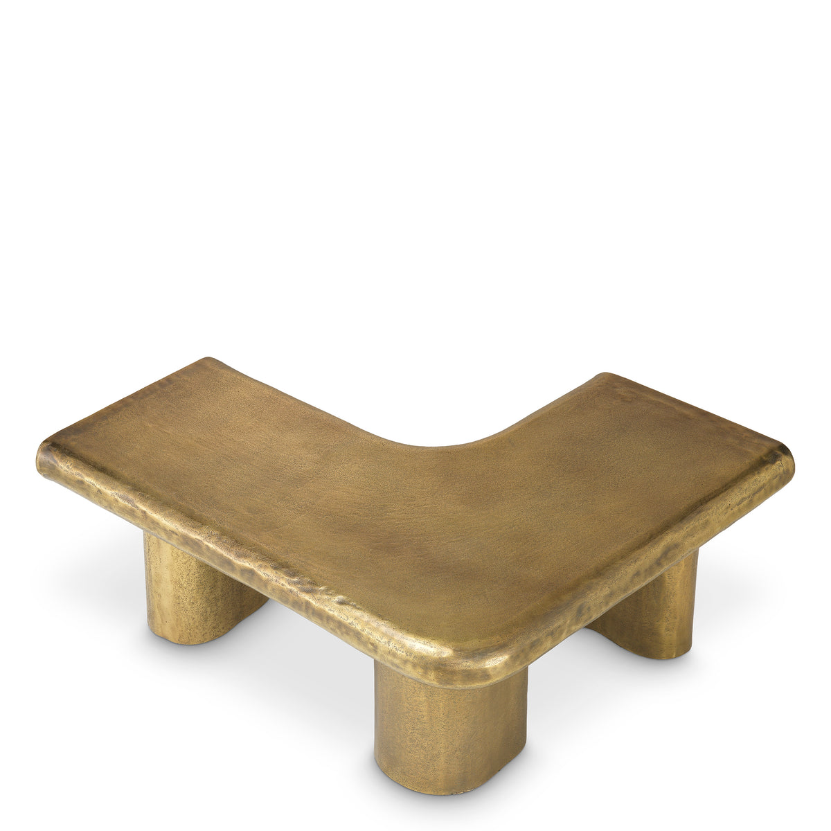 Hammered Brass Coffee Table Bellington | Eichholtzmh.com