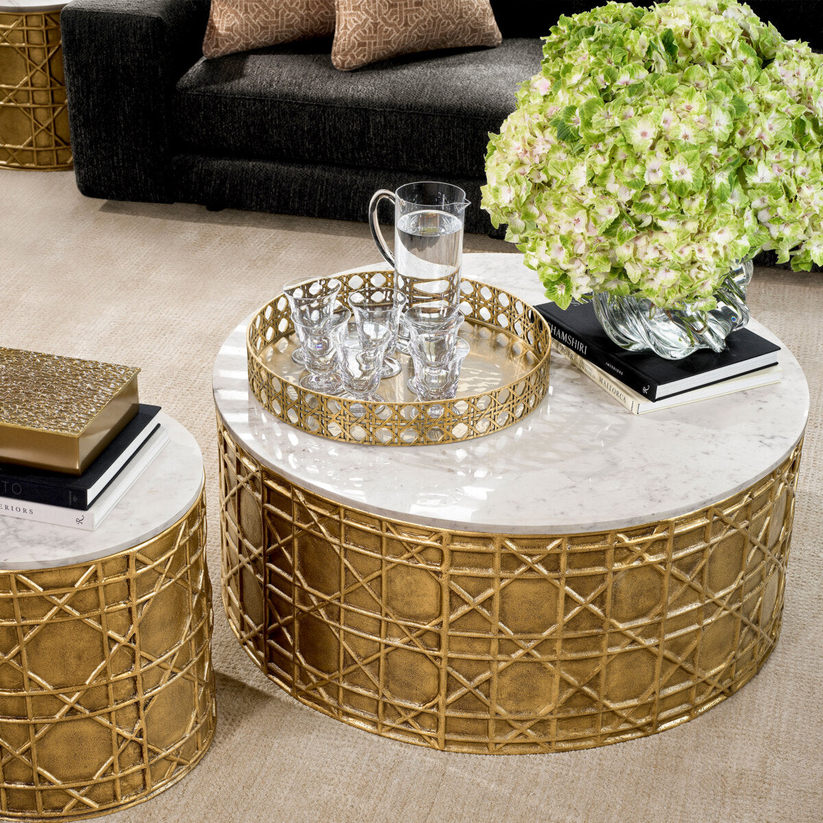 White Marble Coffee Table Laurenson | Eichholtzmh.com