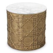White Marble Side Table Laurenson | Eichholtzmh.com
