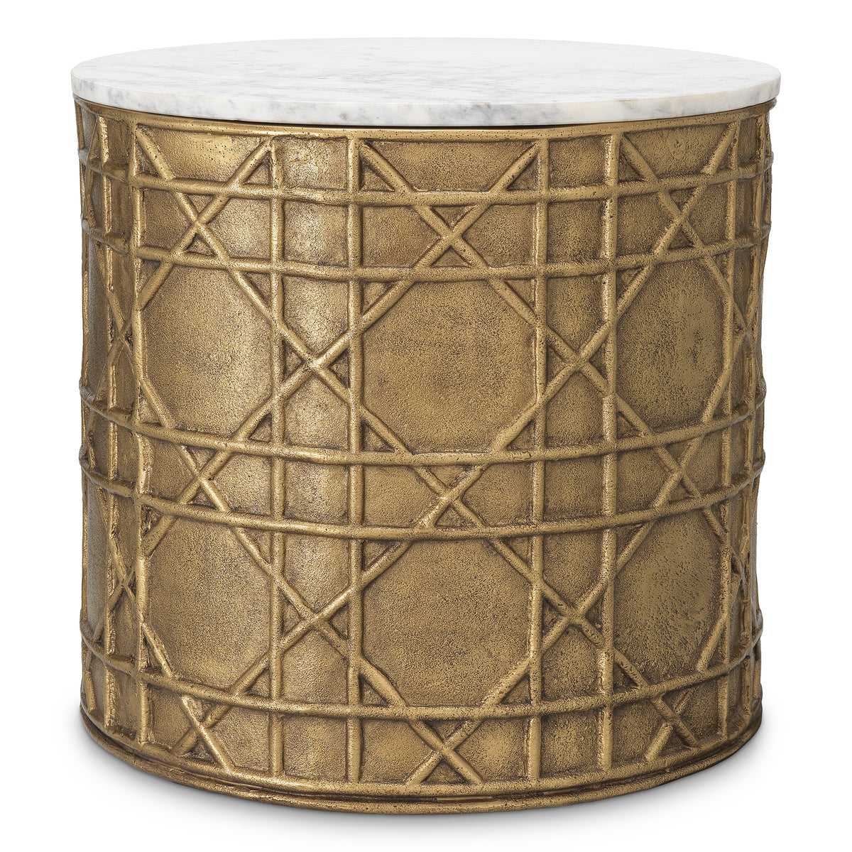 White Marble Side Table Laurenson | Eichholtzmh.com