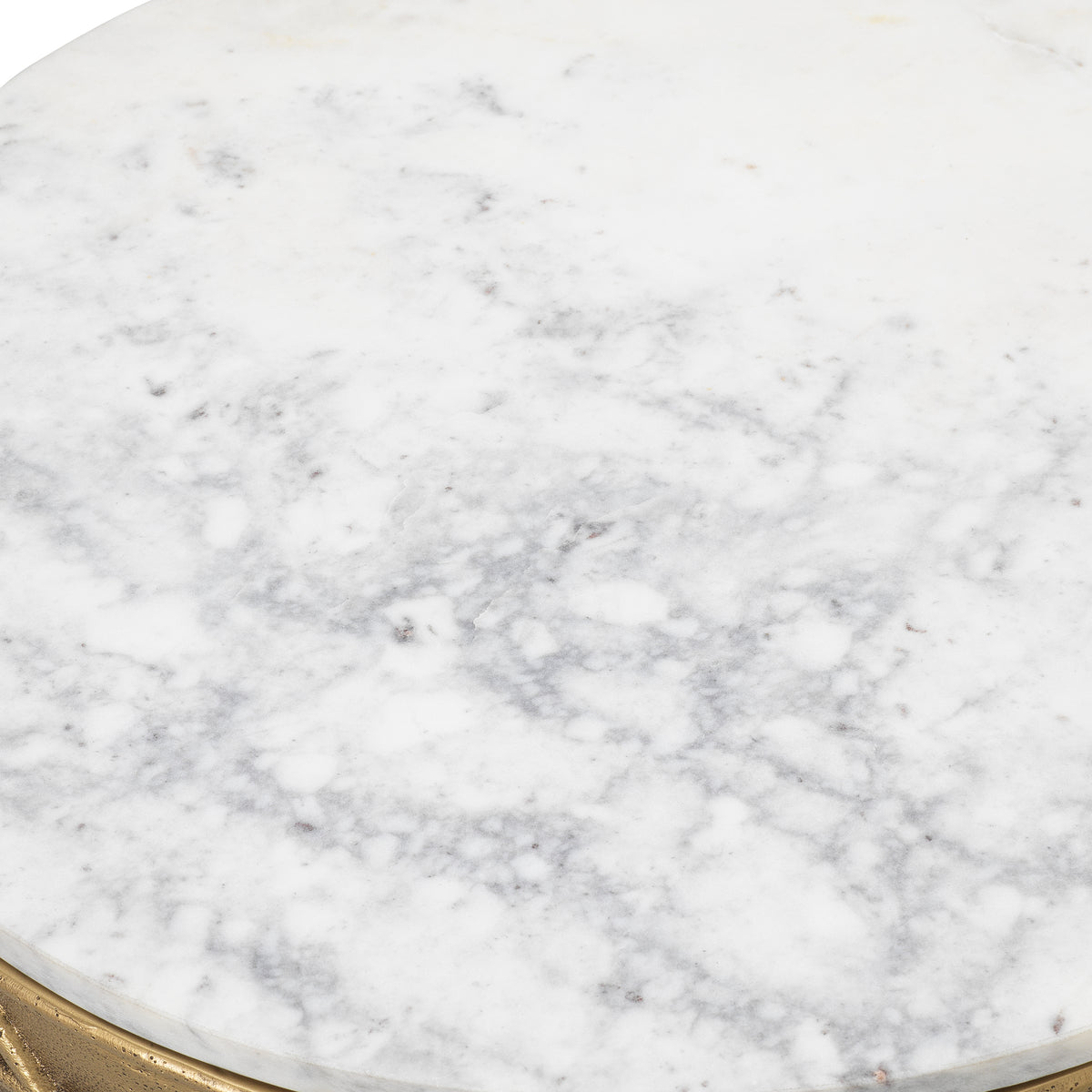 White Marble Side Table Laurenson | Eichholtzmh.com