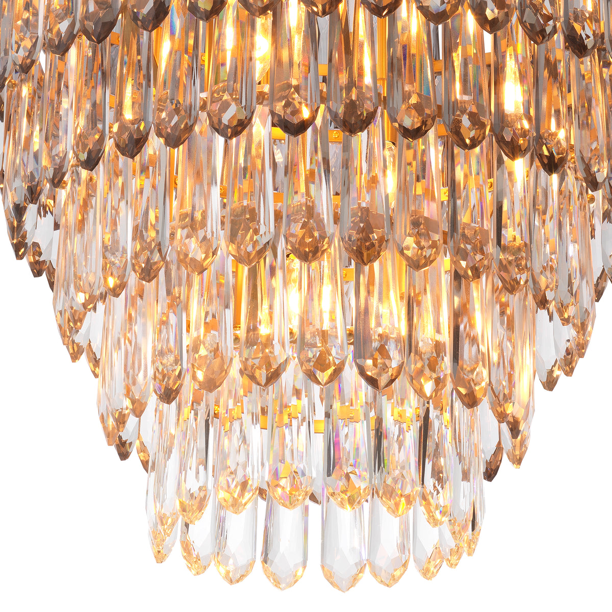 Glass Prism Tiered Chandelier Gwendolyn | Eichholtzmh.com