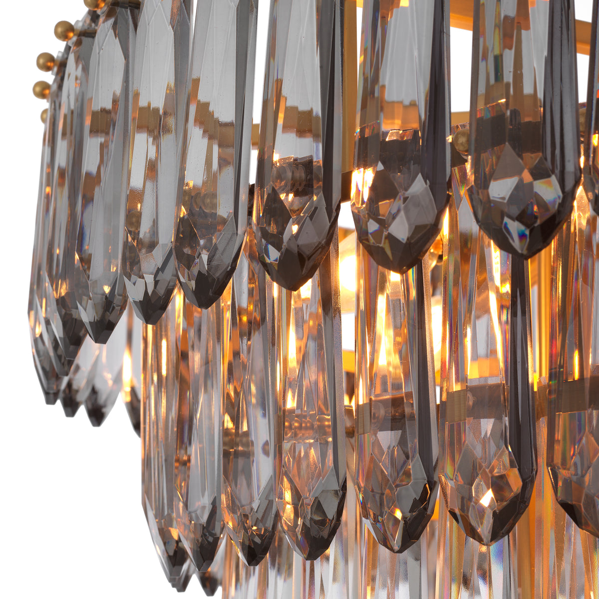 Glass Prism Tiered Chandelier Gwendolyn | Eichholtzmh.com
