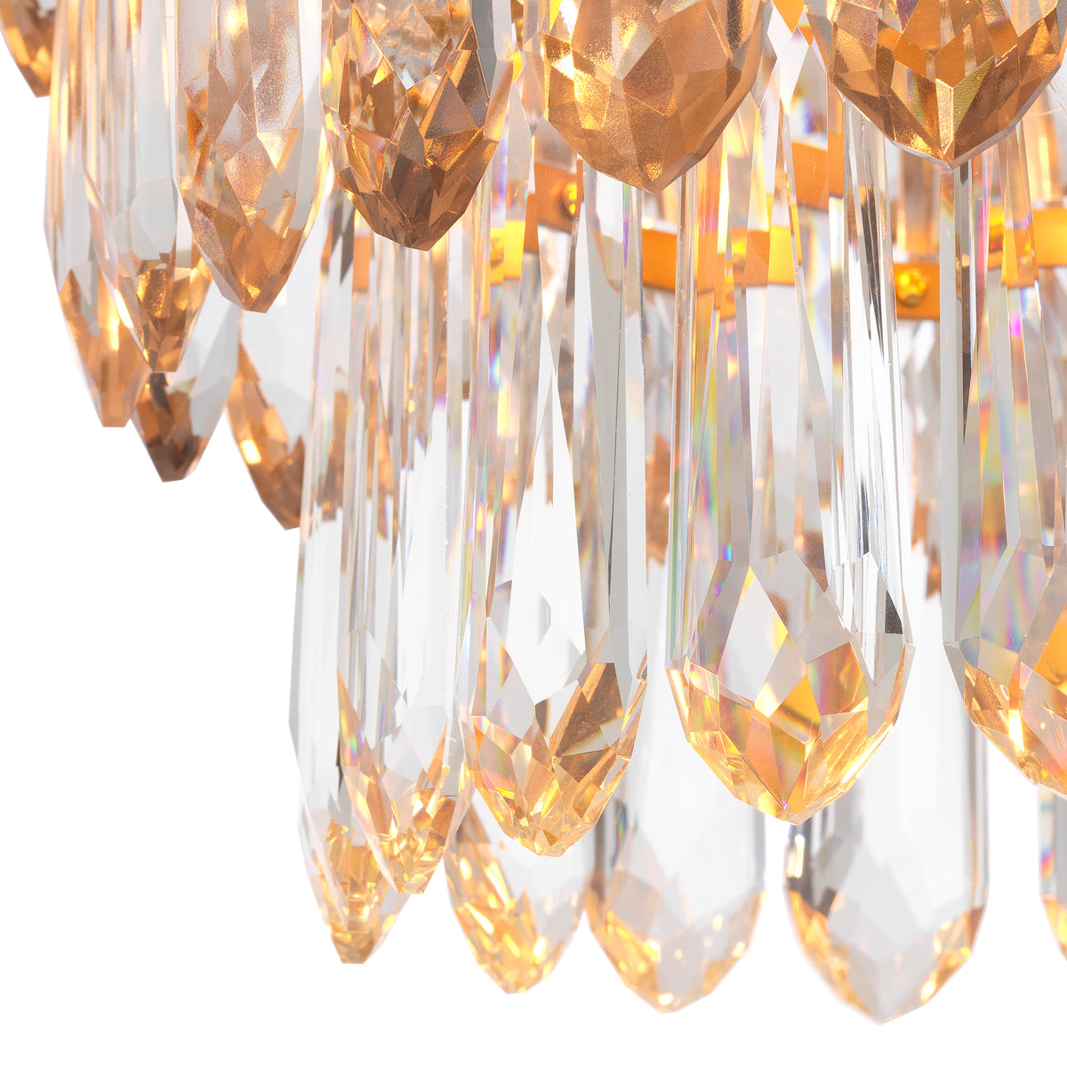 Glass Prism Tiered Chandelier Gwendolyn | Eichholtzmh.com