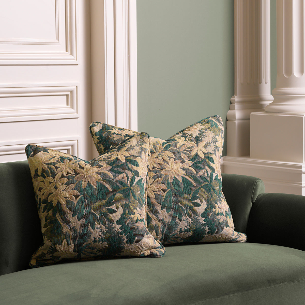 Square Green Cushion Marston | Eichholtzmh.com