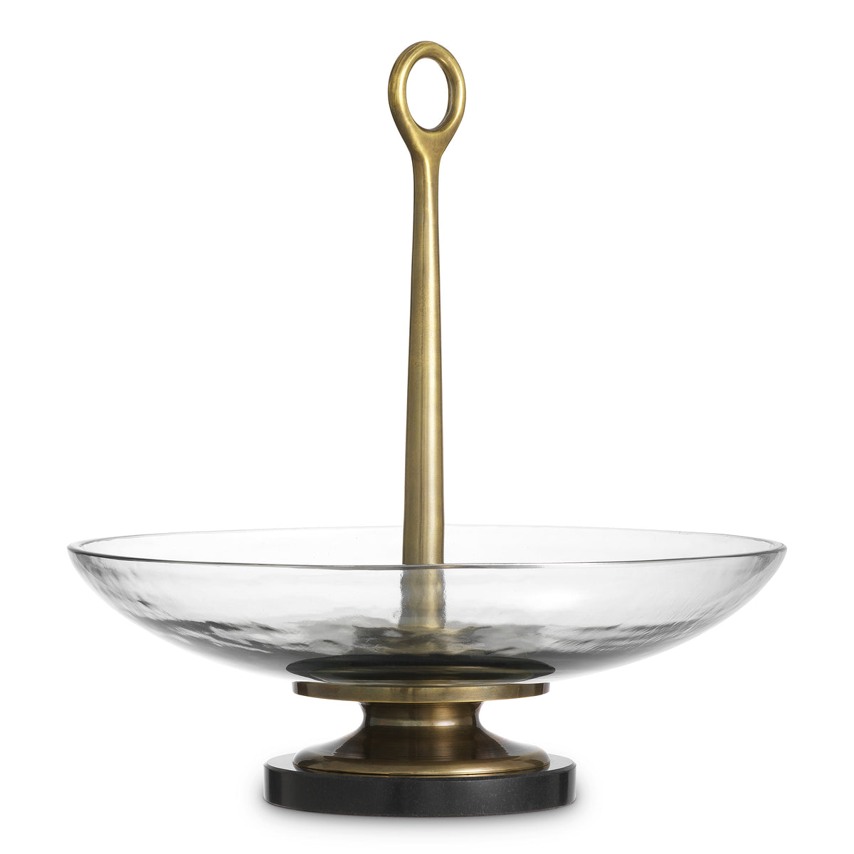 Brass Stemmed Glass Bowl Opio | Eichholtzmh.com