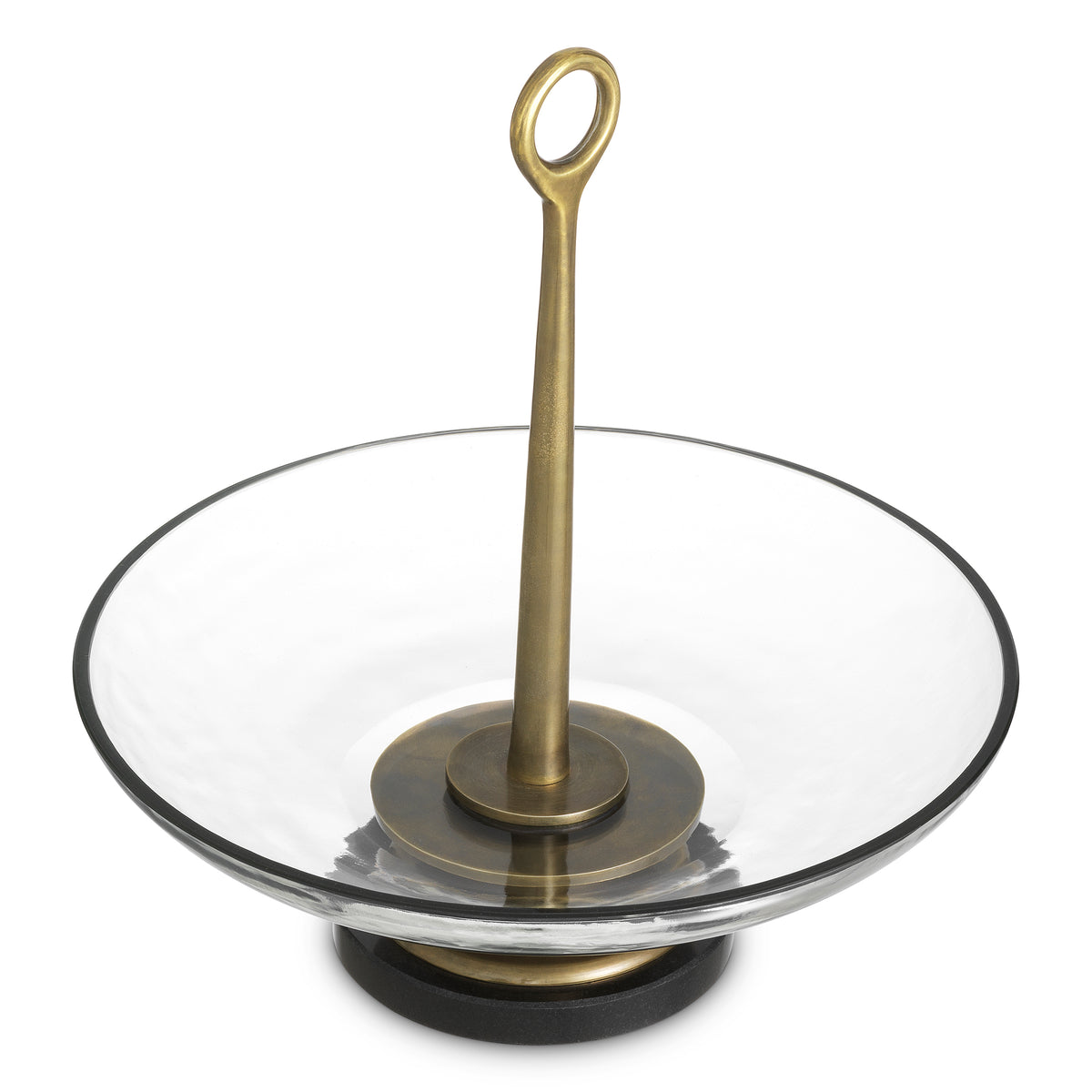 Brass Stemmed Glass Bowl Opio | Eichholtzmh.com