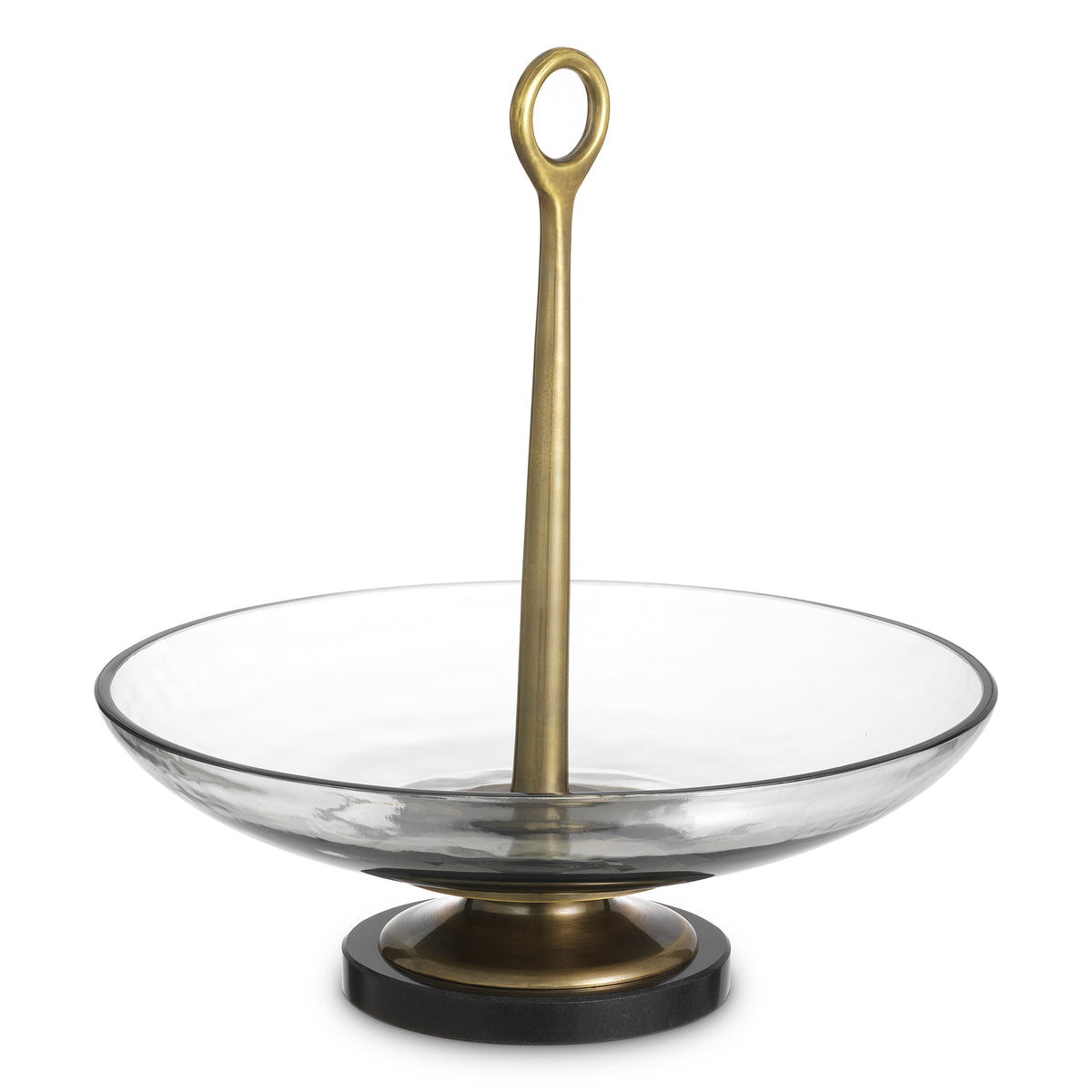 Brass Stemmed Glass Bowl Opio | Eichholtzmh.com