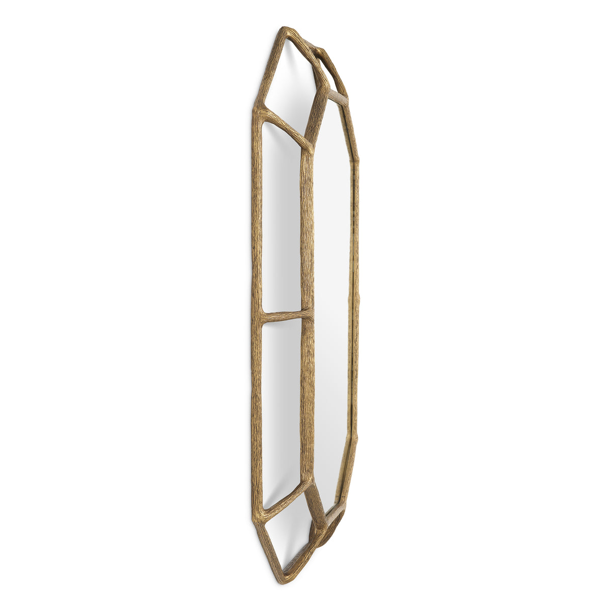 Octagonal Vintage Brass Mirror Rinaldi | Eichholtzmh.com