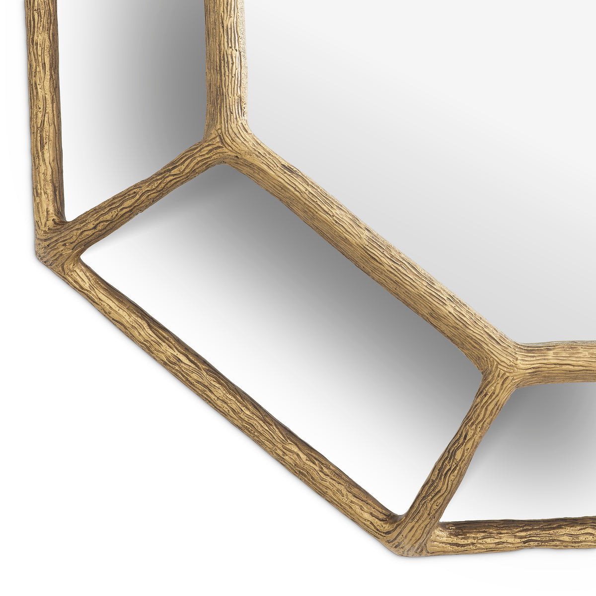 Octagonal Vintage Brass Mirror Rinaldi | Eichholtzmh.com