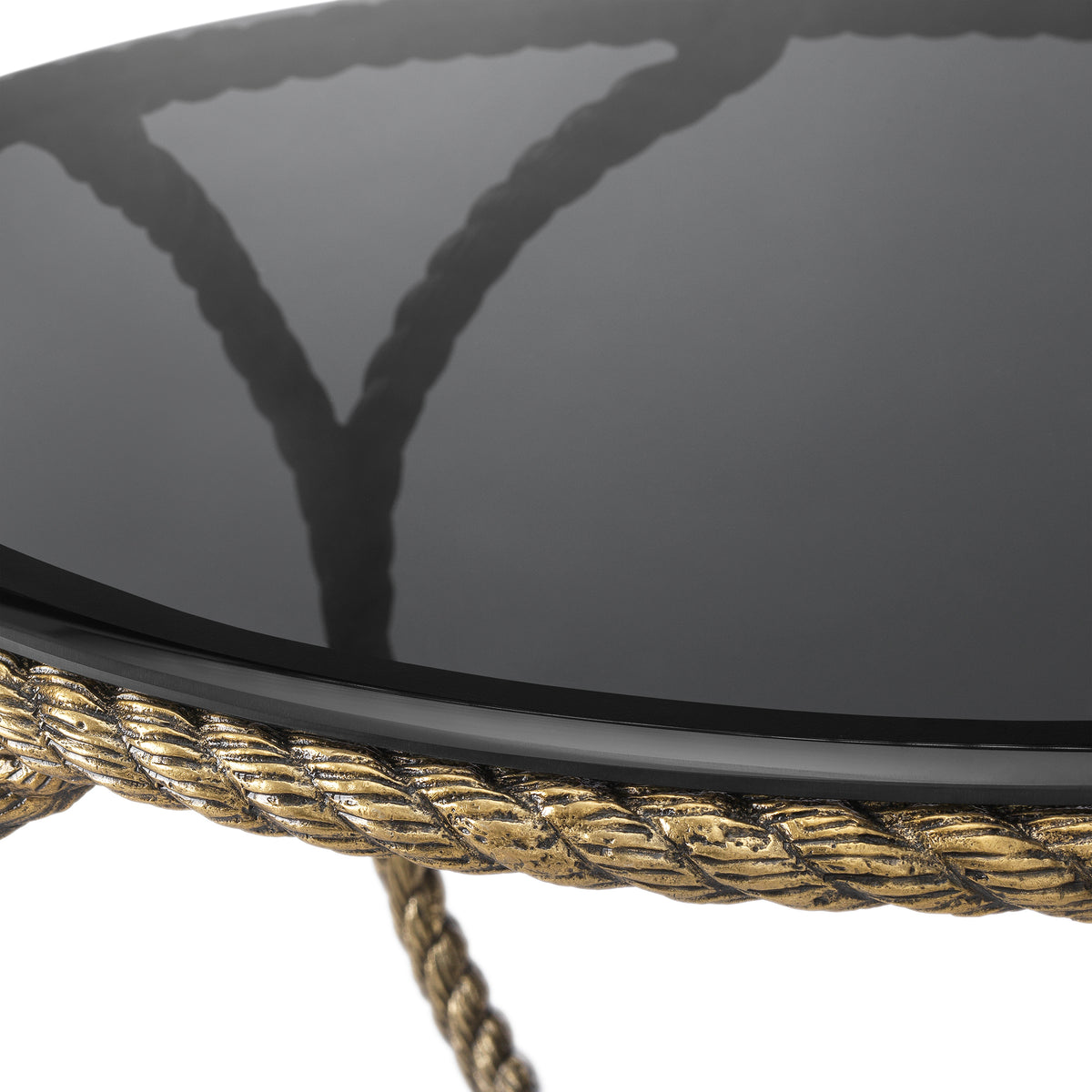 Smoke Glass Coffee Table Vedra | Eichholtzmh.com