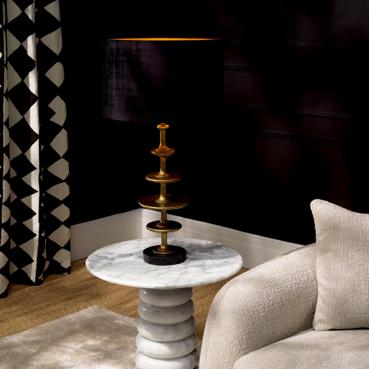 Black Shade Table Lamp Rosetti | Eichholtzmh.com
