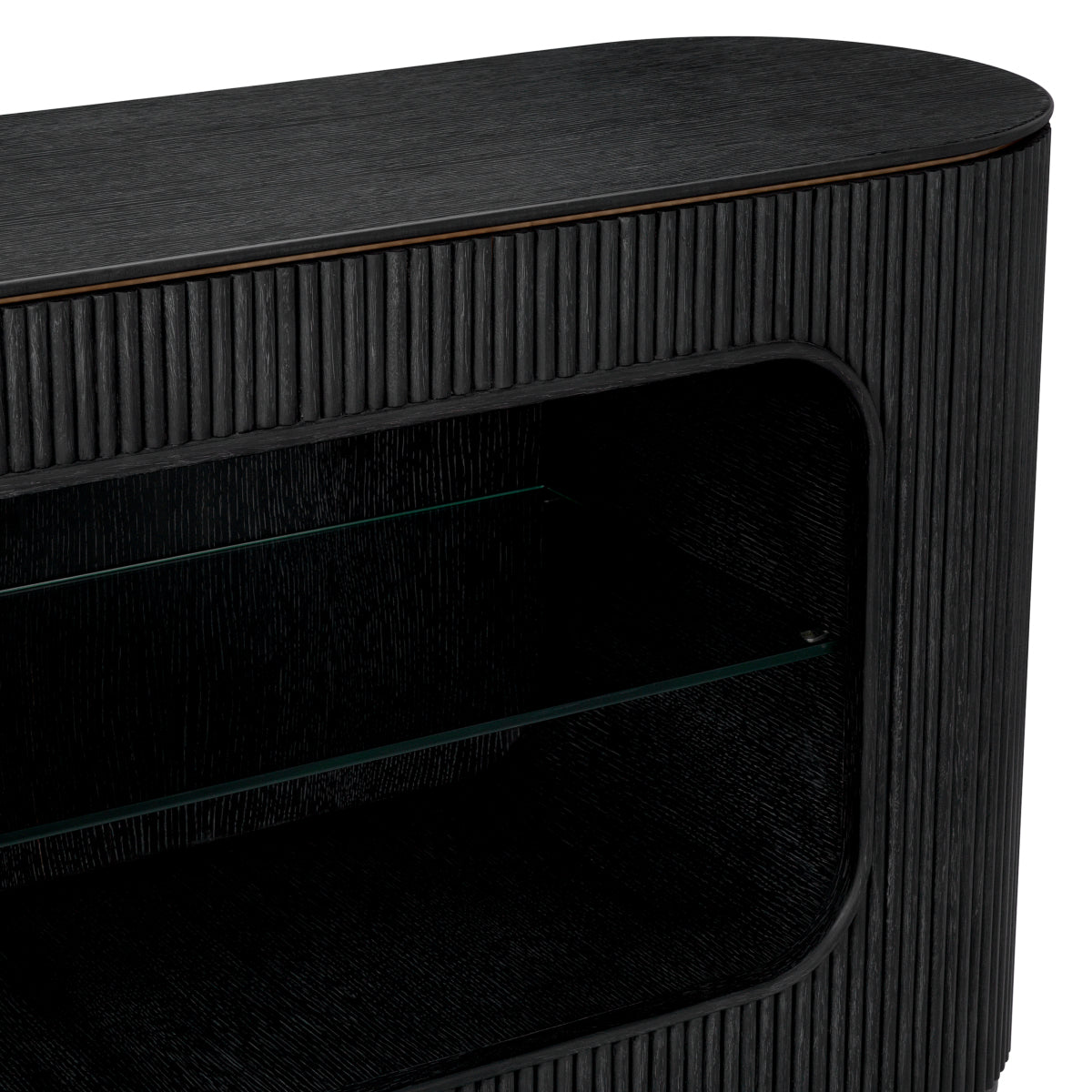 Charcoal Gray Oak Wooden Dresser Bogota