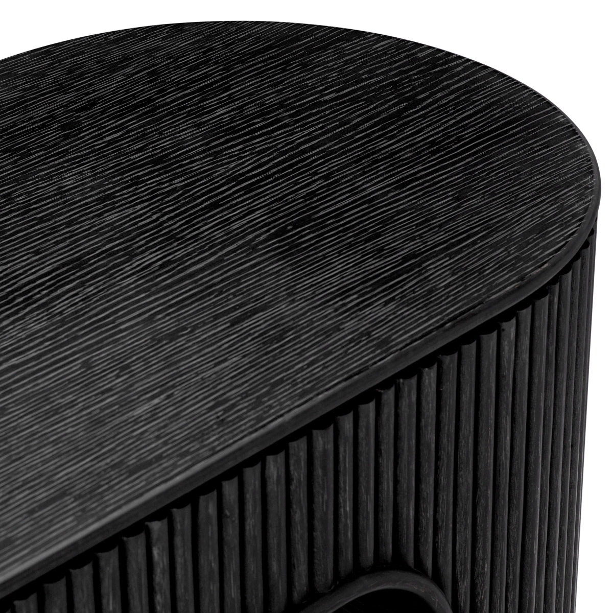 Charcoal Gray Oak Wooden Dresser Bogota