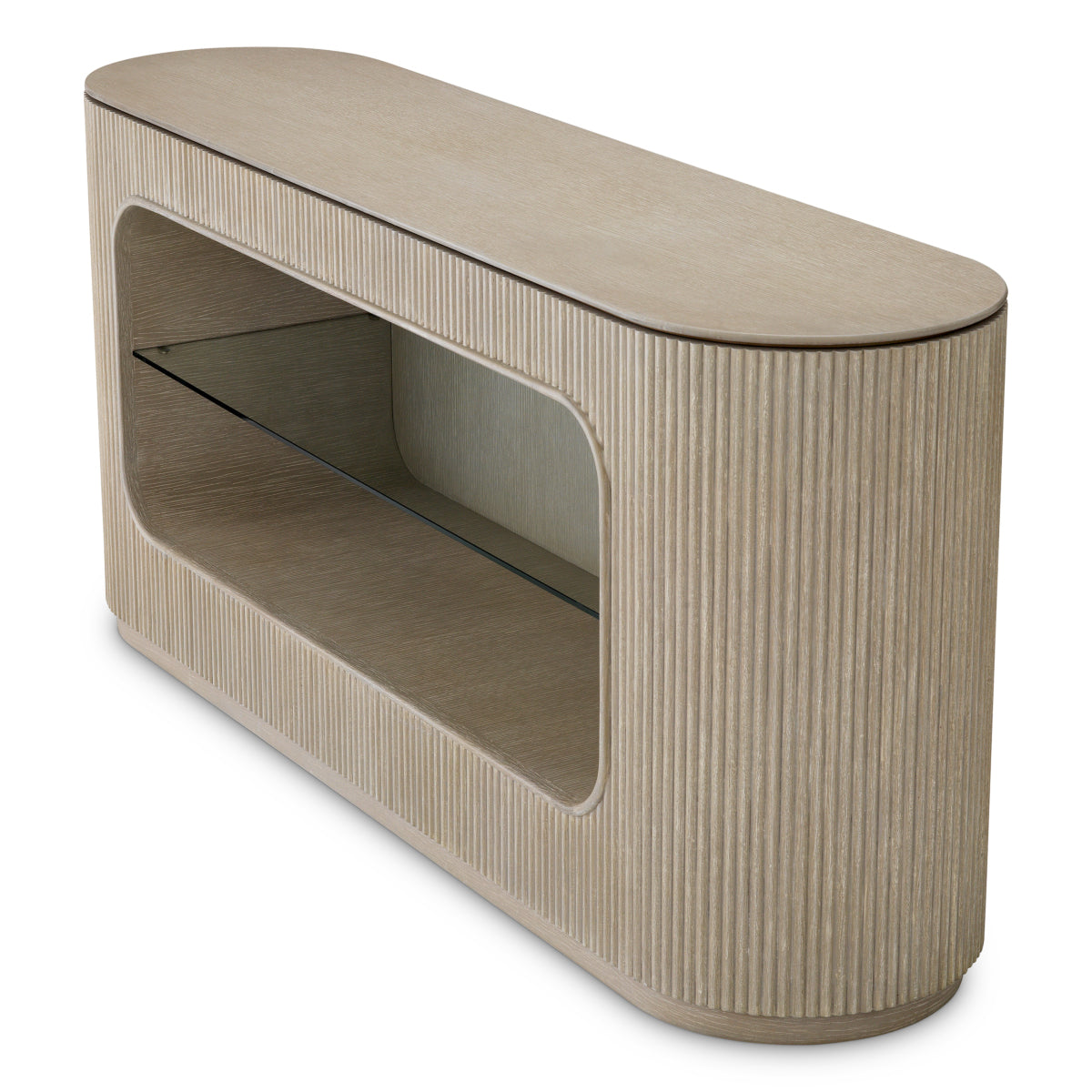 Washed Oak Wooden Dresser Bogota