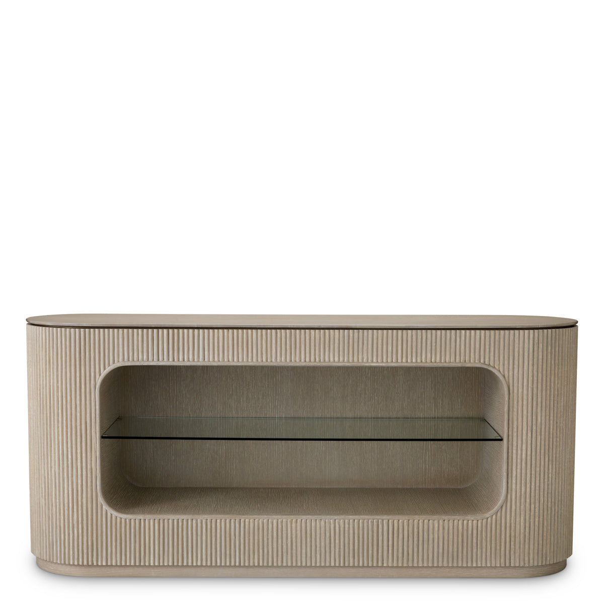 Washed Oak Wooden Dresser Bogota