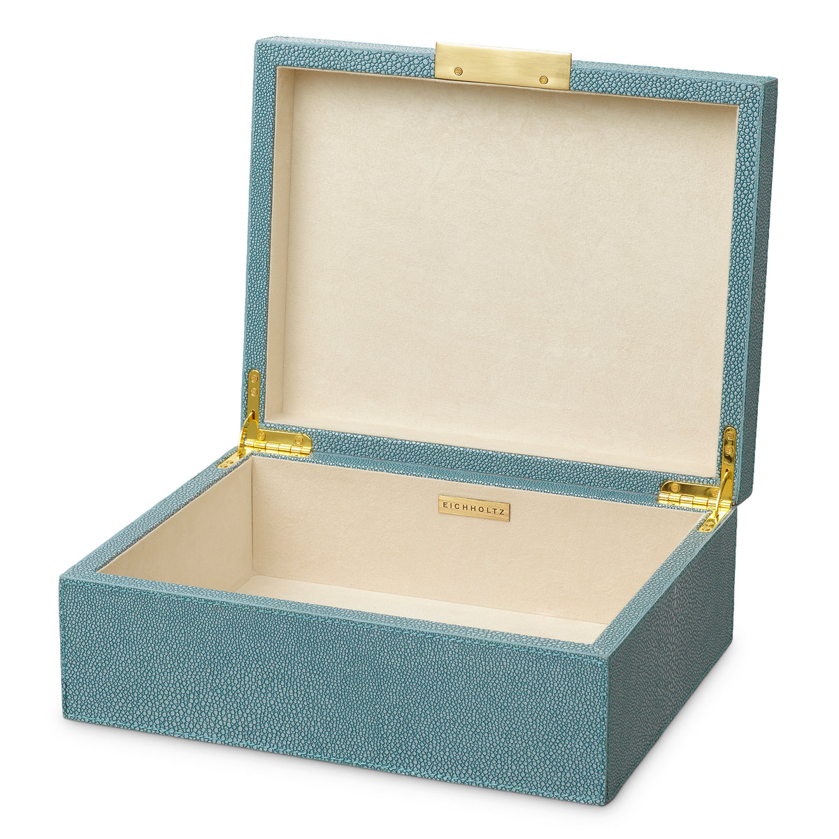 Blue Shagreen-Look Box Menton | Eichholtzmh.com