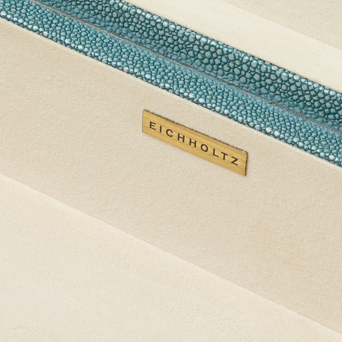 Blue Shagreen-Look Box Menton | Eichholtzmh.com