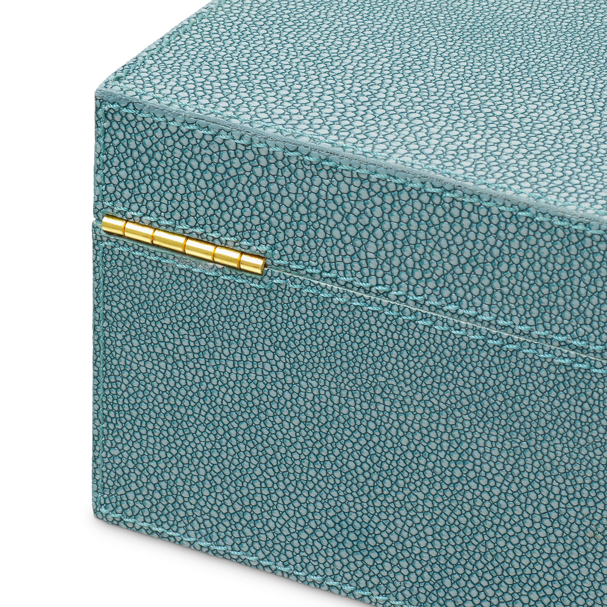 Blue Shagreen-Look Box Menton | Eichholtzmh.com