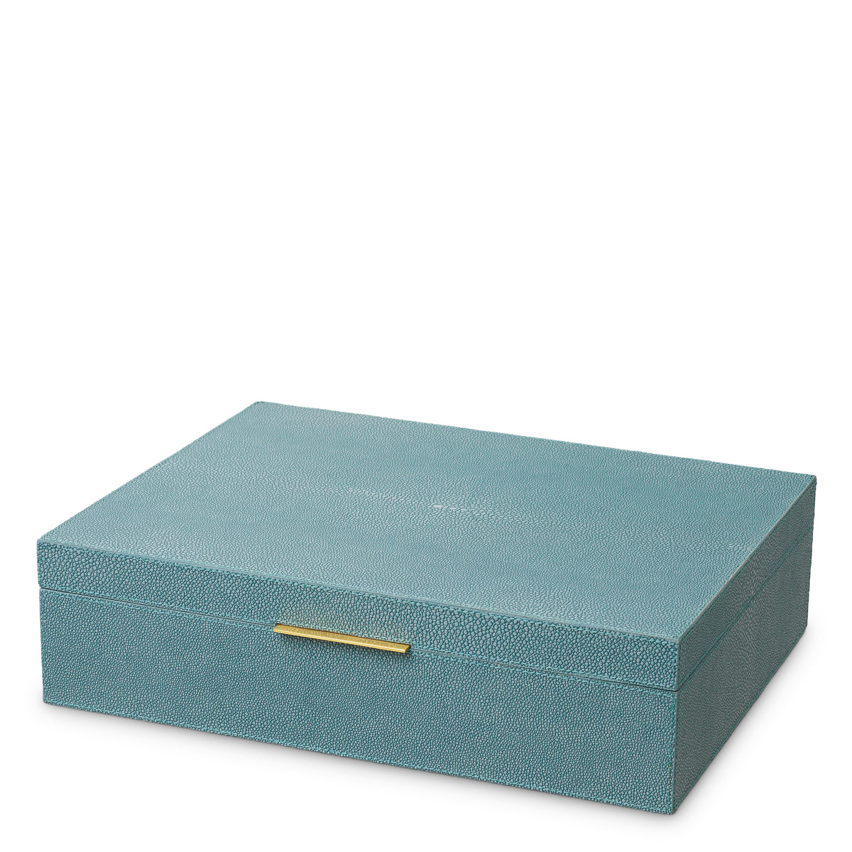 Blue Shagreen-Look Box Menton | Eichholtzmh.com