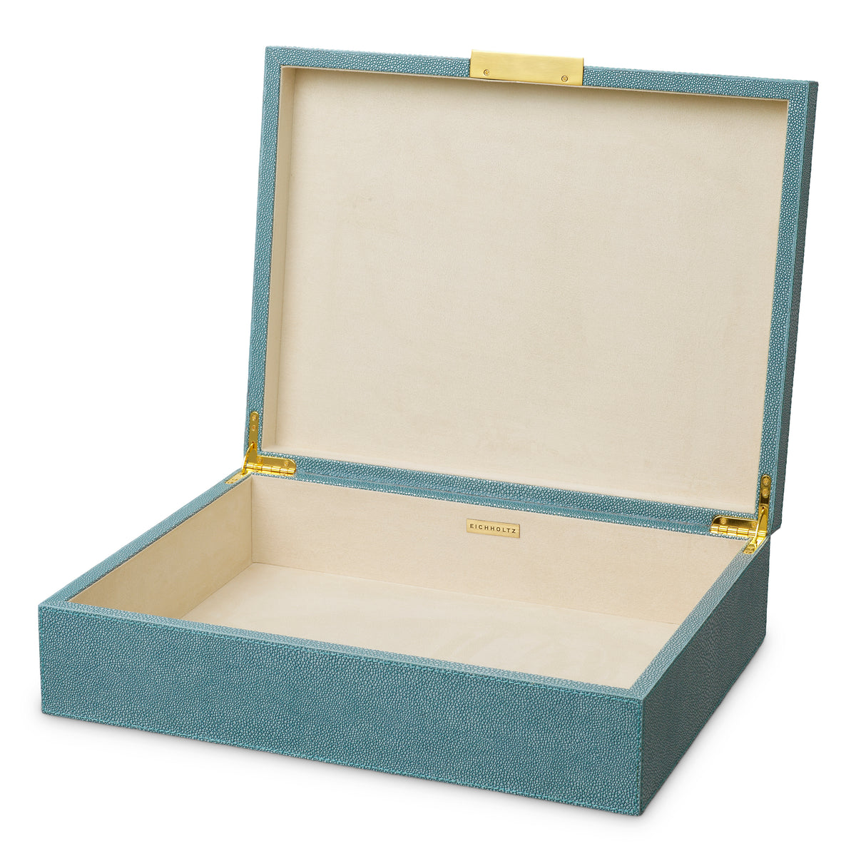 Blue Shagreen-Look Box Menton | Eichholtzmh.com
