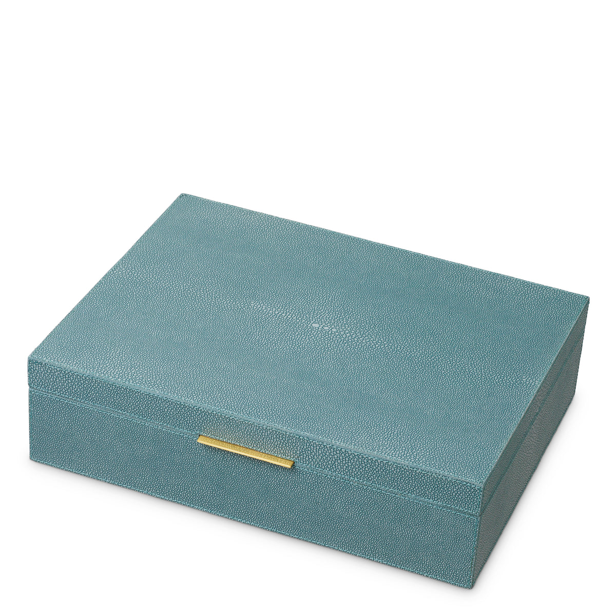Blue Shagreen-Look Box Menton | Eichholtzmh.com
