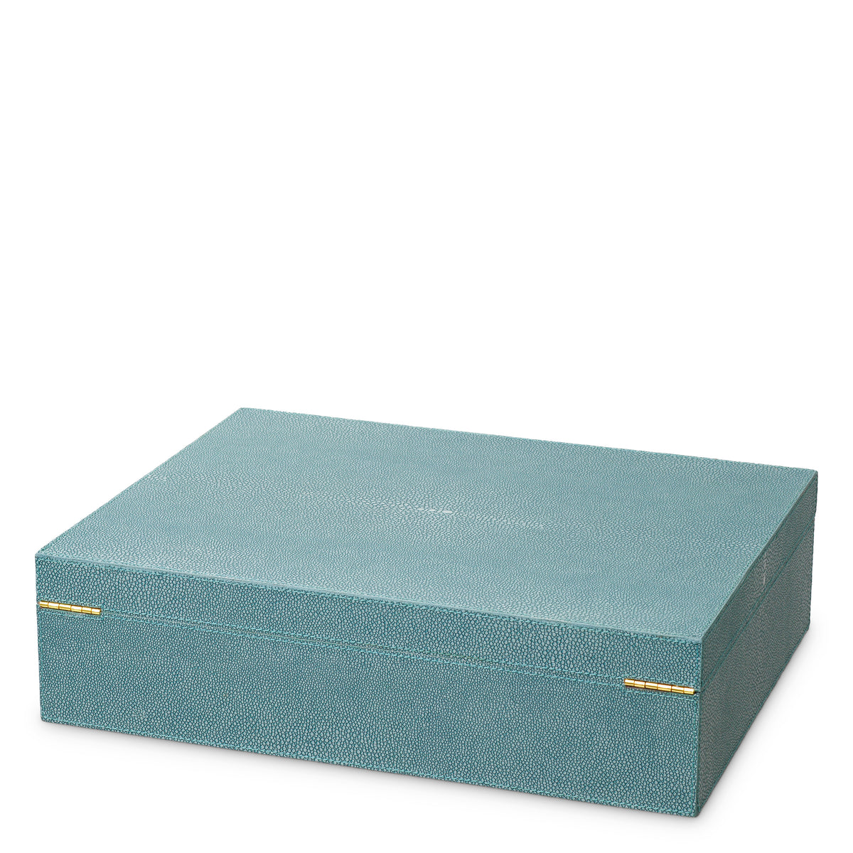 Blue Shagreen-Look Box Menton | Eichholtzmh.com