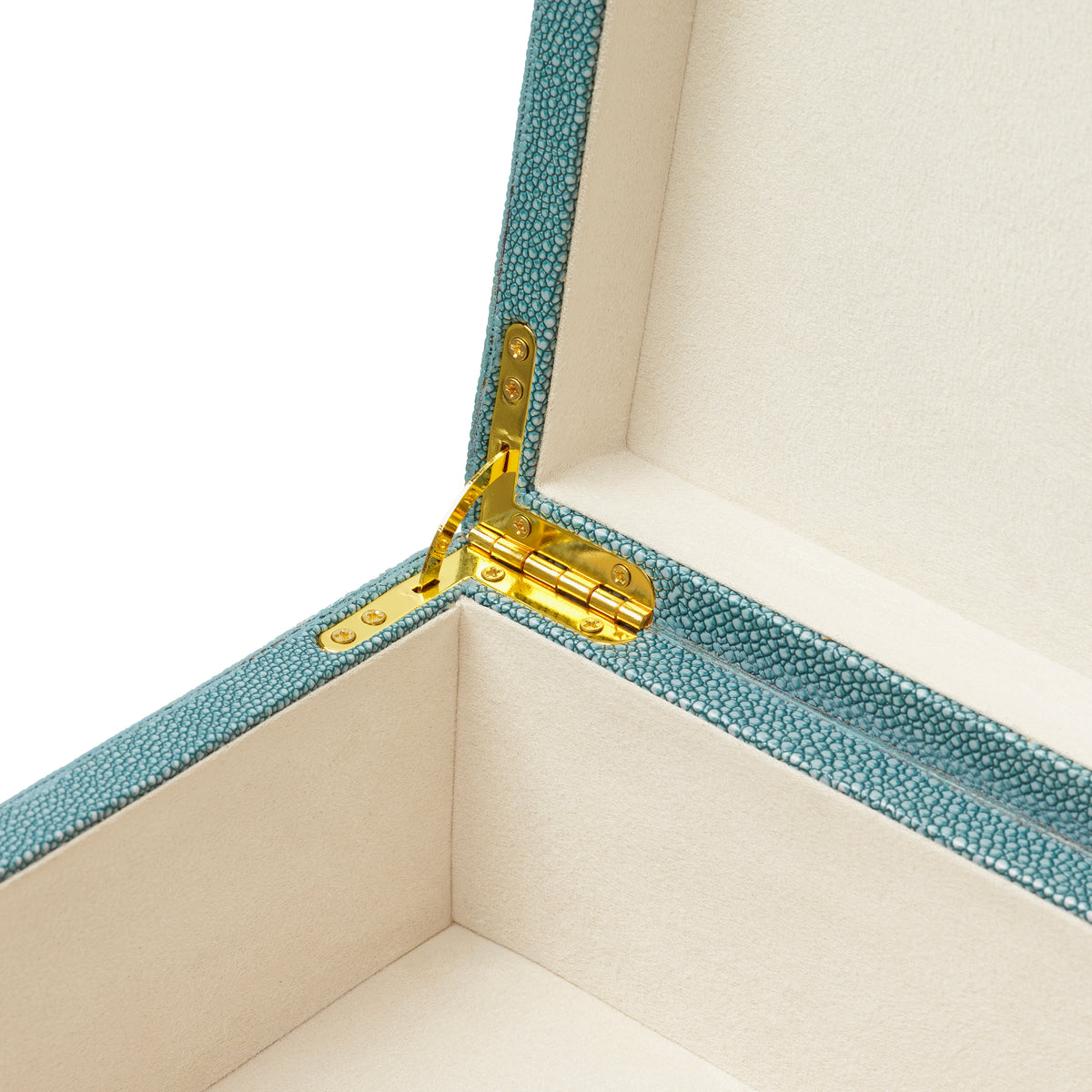 Blue Shagreen-Look Box Menton | Eichholtzmh.com