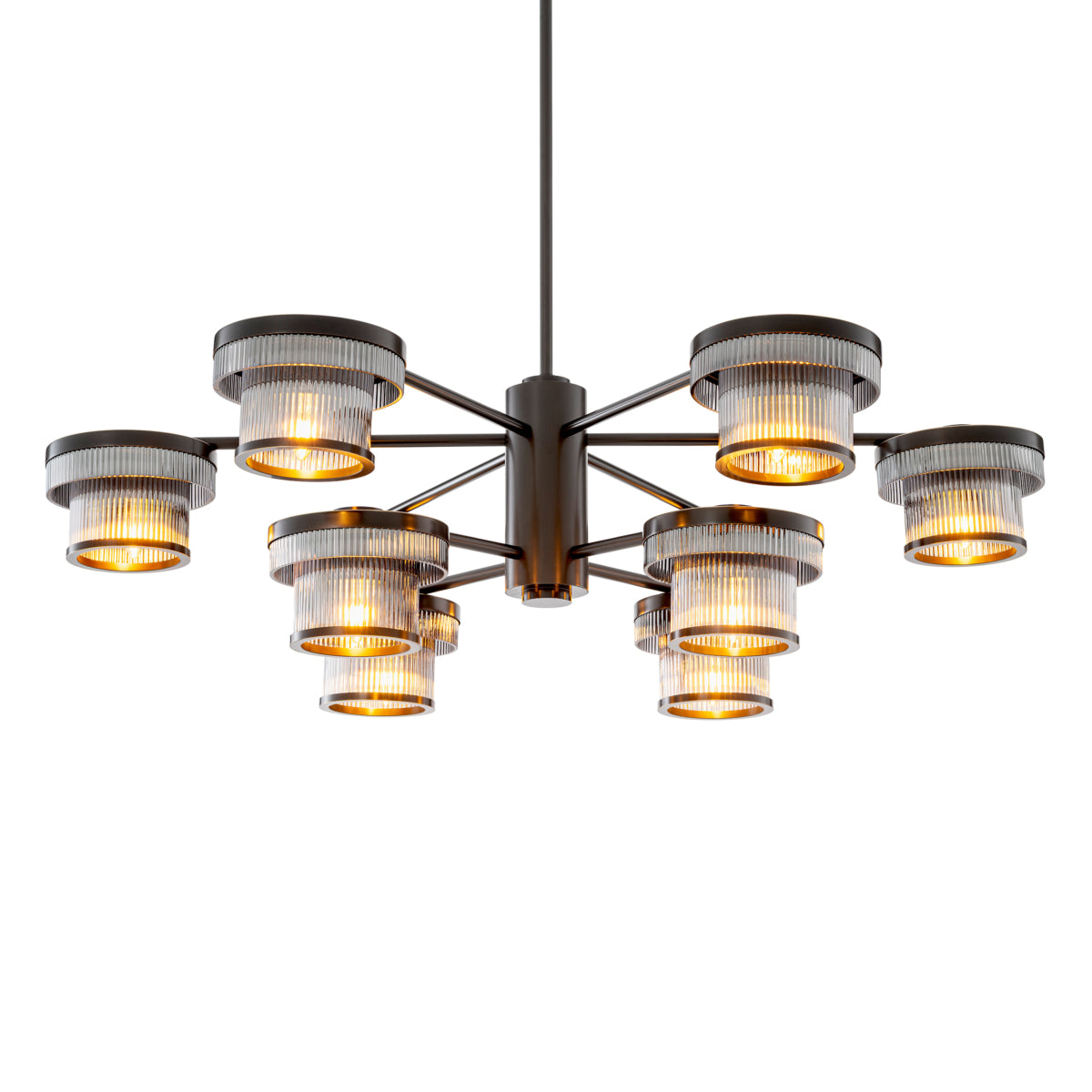 Ribbed Glass Chandelier Andromeda | Eichholtzmh.com