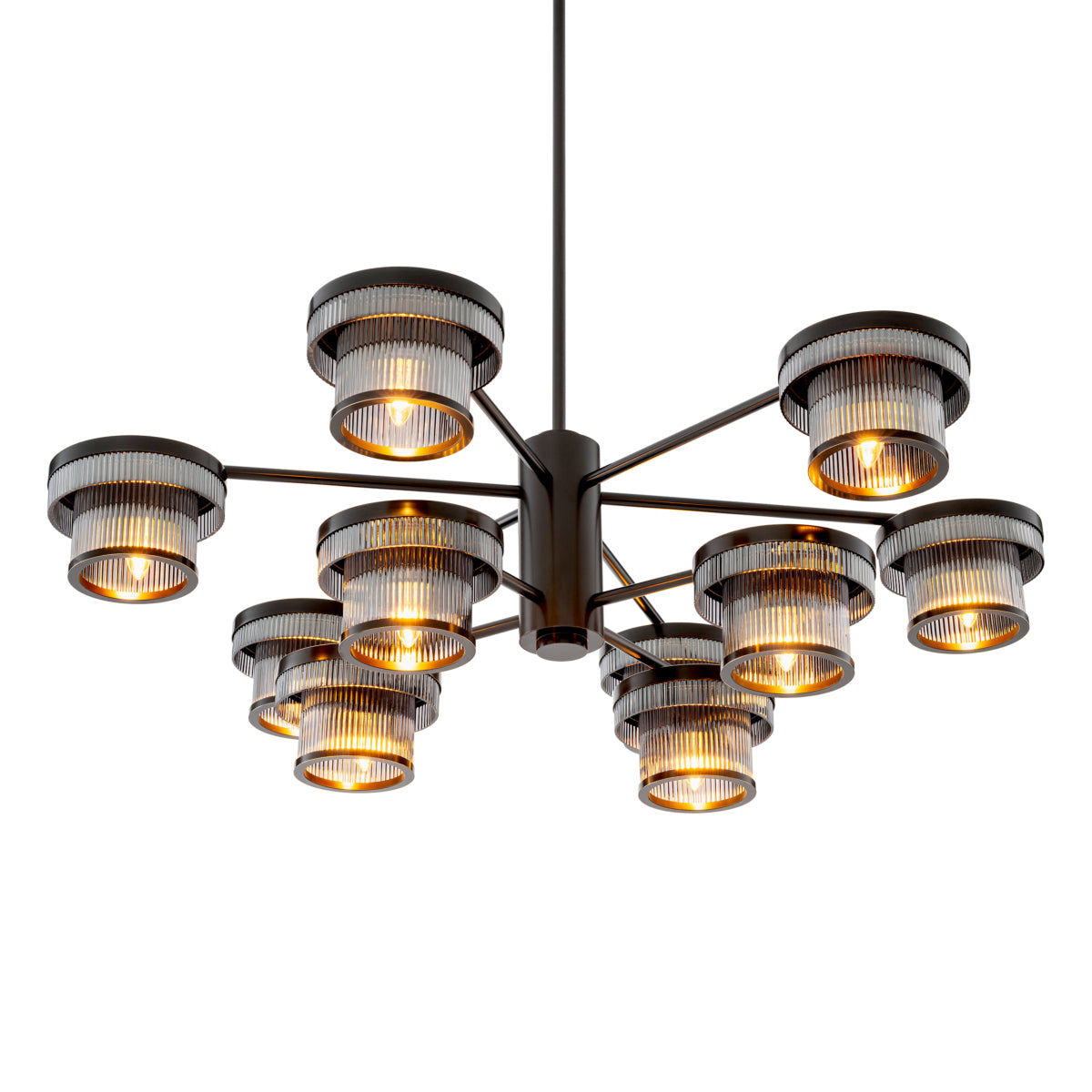 Ribbed Glass Chandelier Andromeda | Eichholtzmh.com