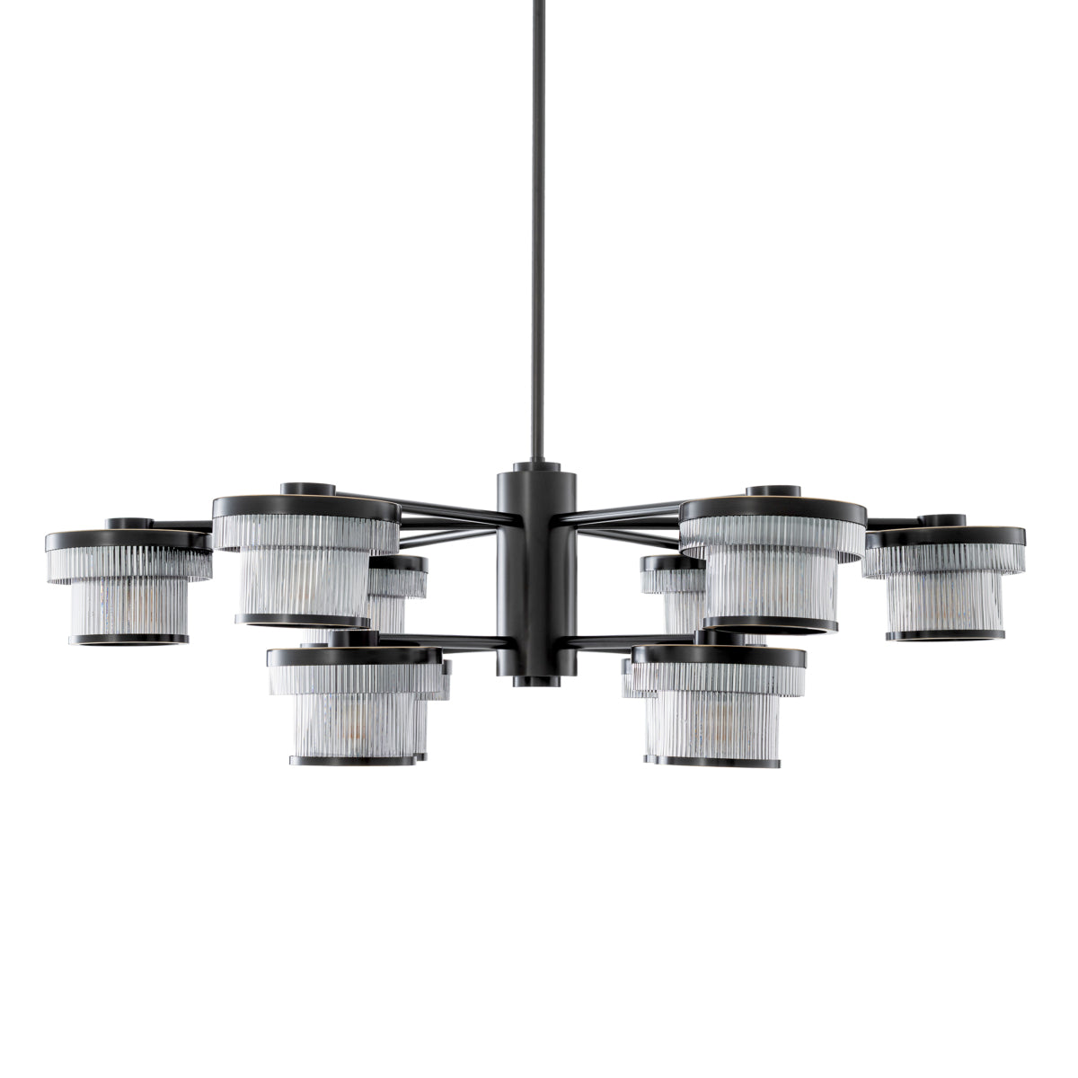 Ribbed Glass Chandelier Andromeda | Eichholtzmh.com