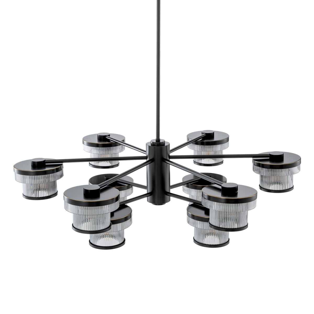 Ribbed Glass Chandelier Andromeda | Eichholtzmh.com
