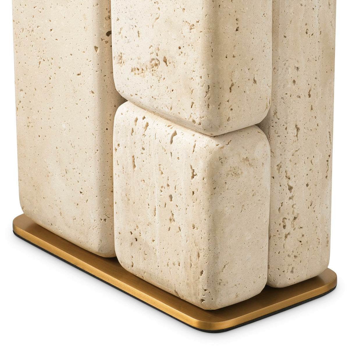 Stacked Travertine Table Lamp Rathmore | Eichholtzmh.com